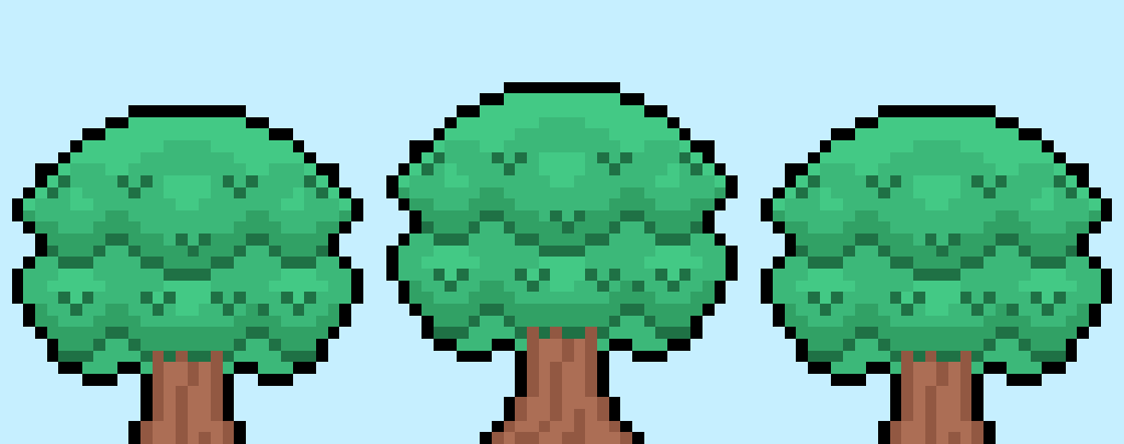 Pixel Art Tree Idea