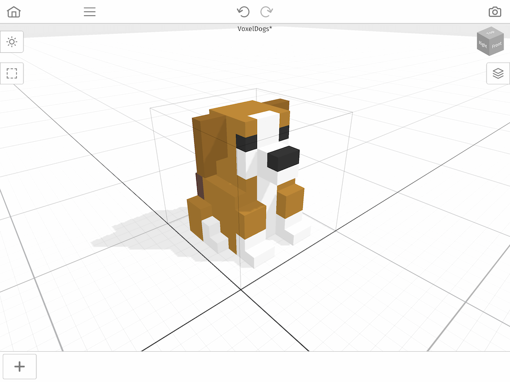 Mega Voxels supports creating video files and 3D model files in the export options