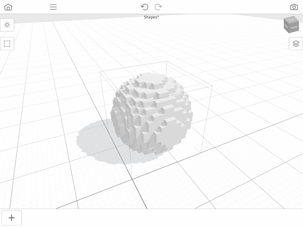 A voxel editor like Mega Voxels is used to construct 3D models referred to as voxel models