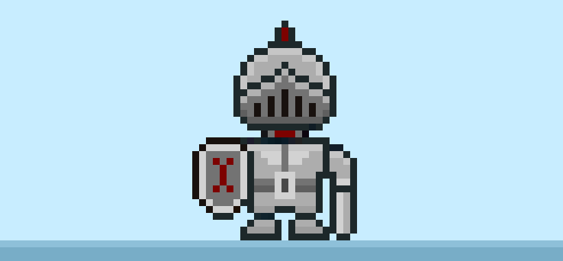 Pixel Art Knight Idea