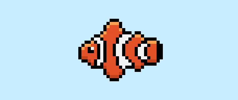 How to Make a pixel art fish for Beginners