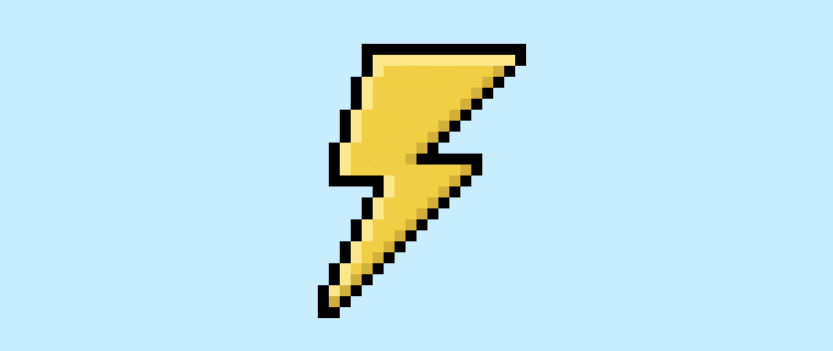 Pixel Art Lightning Idea