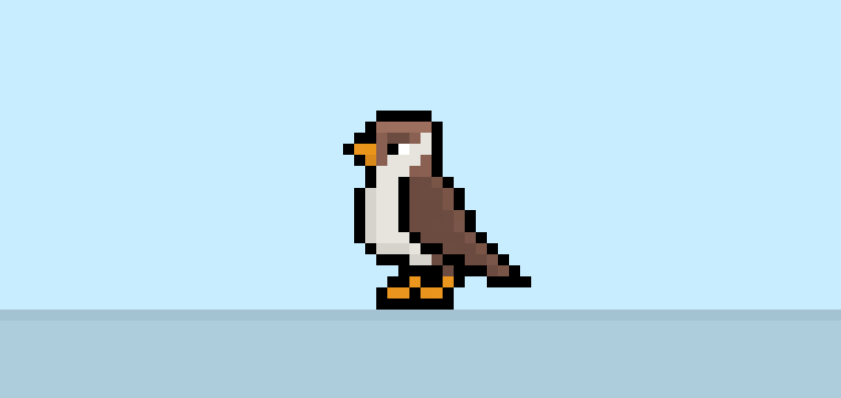 Pixel Art Bird