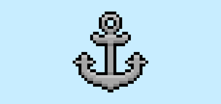 How to Make a Pixel Art Anchor for Beginners