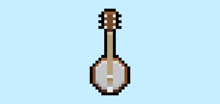 How to Make a Pixel Art Banjo for Beginners