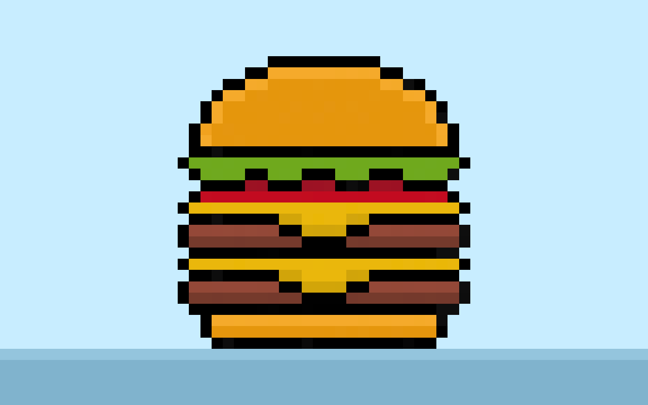Pixel Art Food Mega Voxels pixel-art-food-mega-voxels