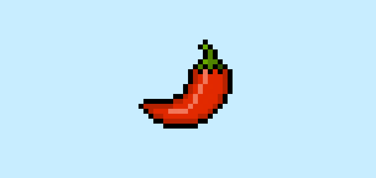 Pixel Art Hot Pepper