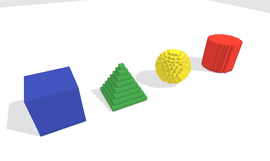 Learn to make shapes out of voxels with Mega Voxels
