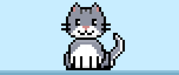 Pixel Cat png images