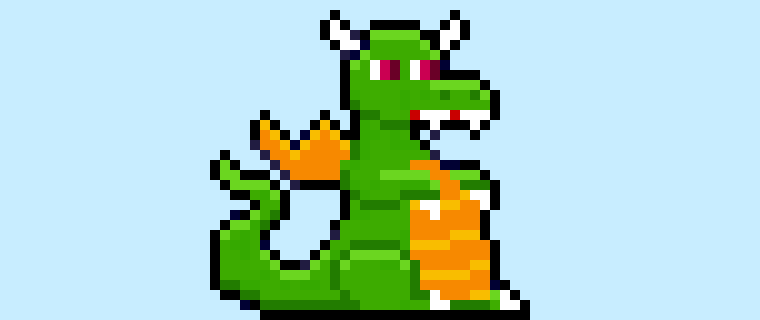 How to Make a Pixel Art Dragon for Beginners