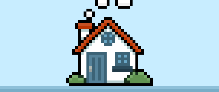 How to Make a Pixel Art House