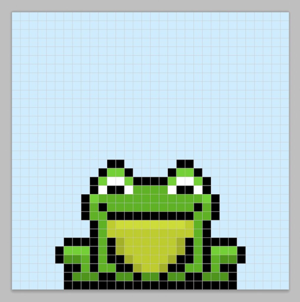 How to Make a Pixel Art Frog - Mega Voxels