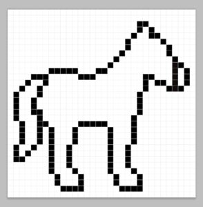 How to Make a Pixel Art Horse - Mega Voxels