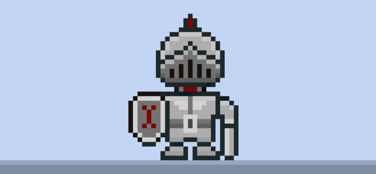 How to Make a Pixel Art Knight - Mega Voxels