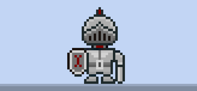 How to Make a Pixel Art Knight for Beginners