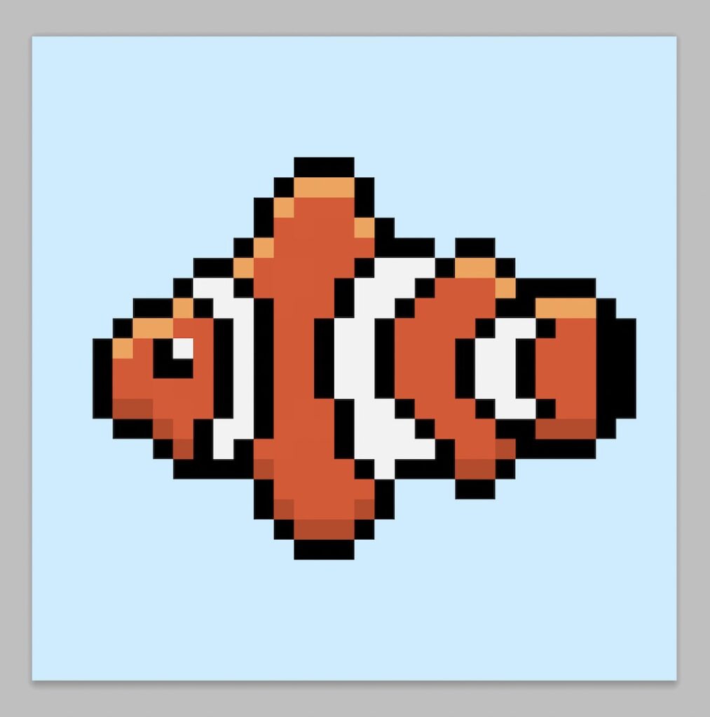 How to Make a Pixel Art Fish - Mega Voxels