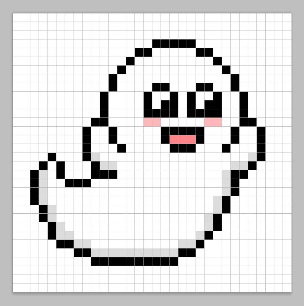 Adding shadows to the pixel ghost