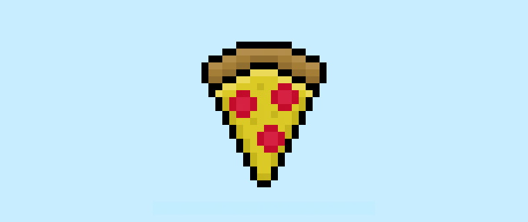 How to Make a Pixel Art Pizza for Beginners