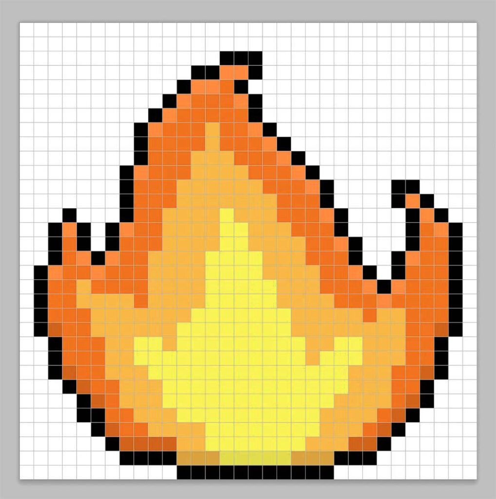 Adding highlights to the 8 bit pixel fire