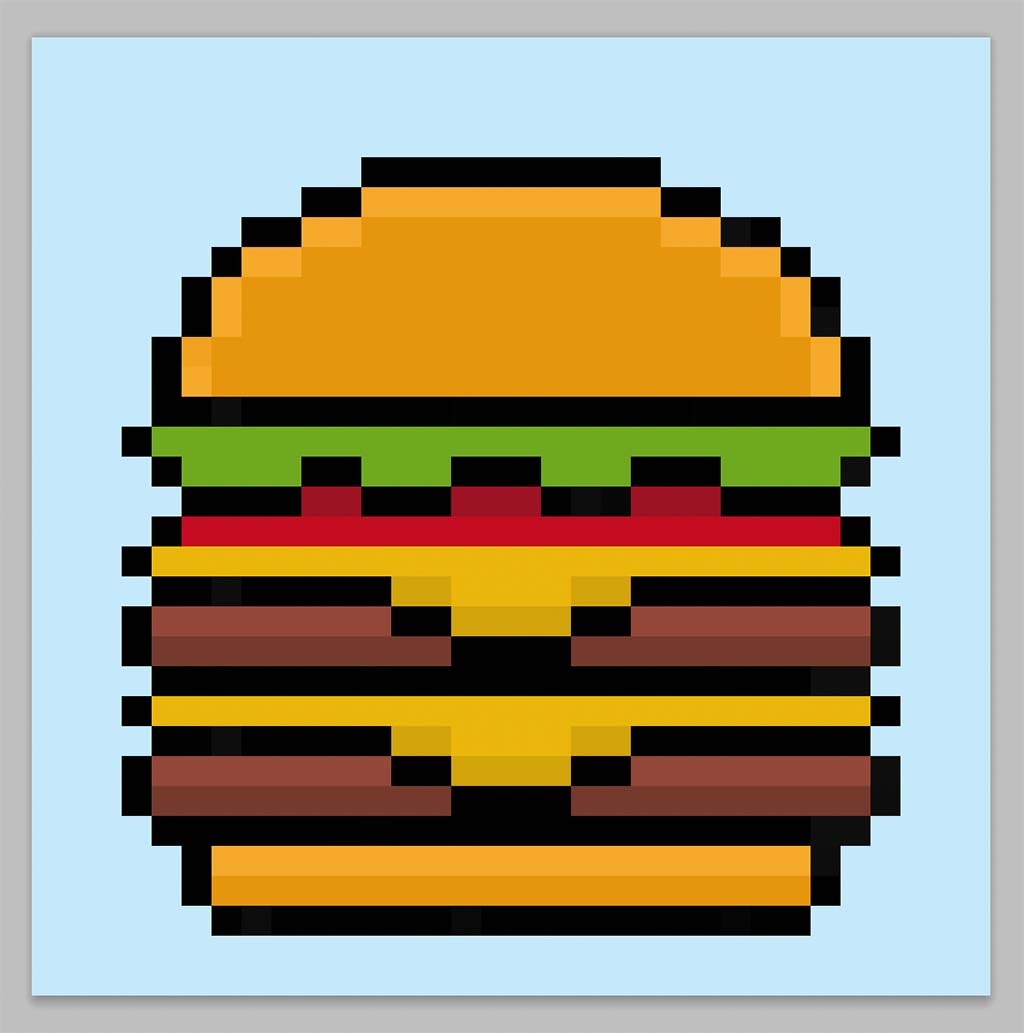 pirate ghost pixel art How to Make a Pixel Art Burger
