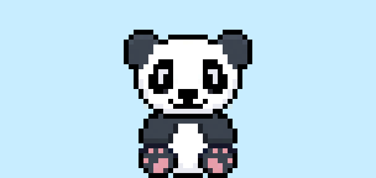 How to Make a Pixel Art Panda for Beginners