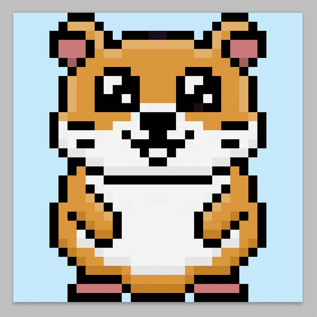 Pixel Art Hamster
