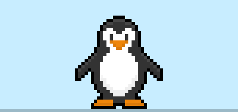 How to Make a Pixel Art Penguin for Beginners