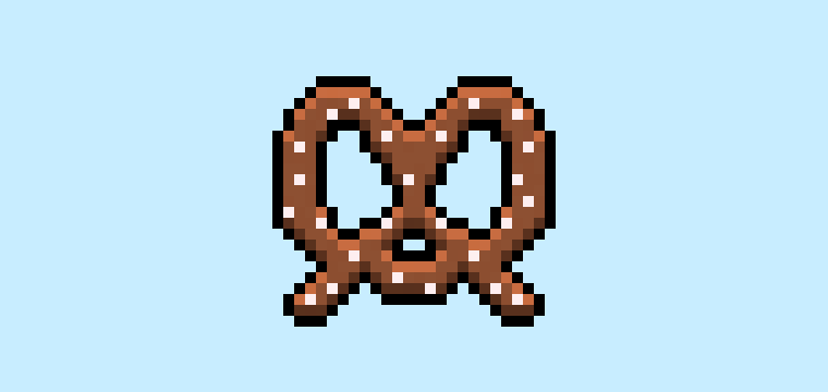 How to Make a Pixel Art Pretzel for Beginners