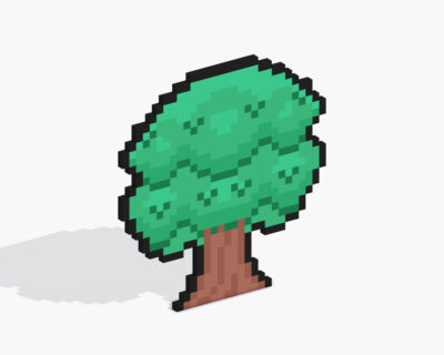 How to Make Pixel Art Trees - Mega Voxels