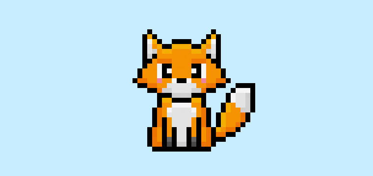 How to Make a Pixel Art Fox for Beginners