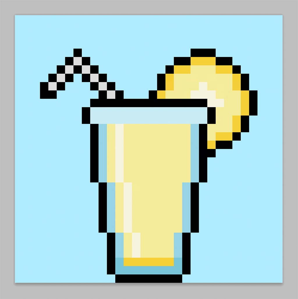 Pixel Art Lemonade