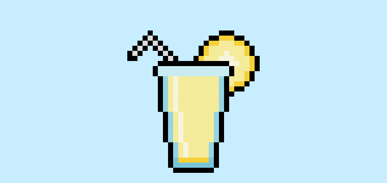 How to Make a Pixel Art Lemonade for Beginners