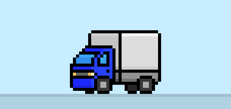 How to Make a Pixel Art Truck for Beginners