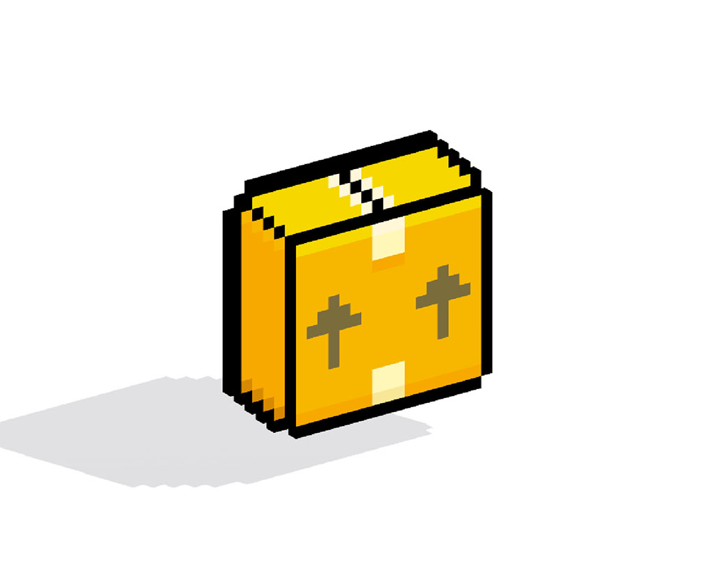 3D Pixel Art Box