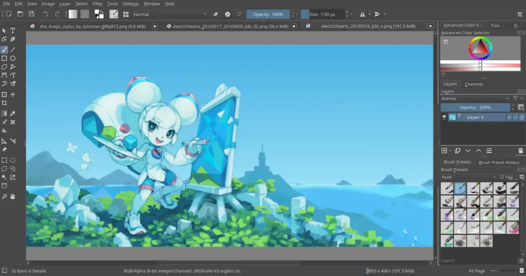 Krita Graphic Design Editor