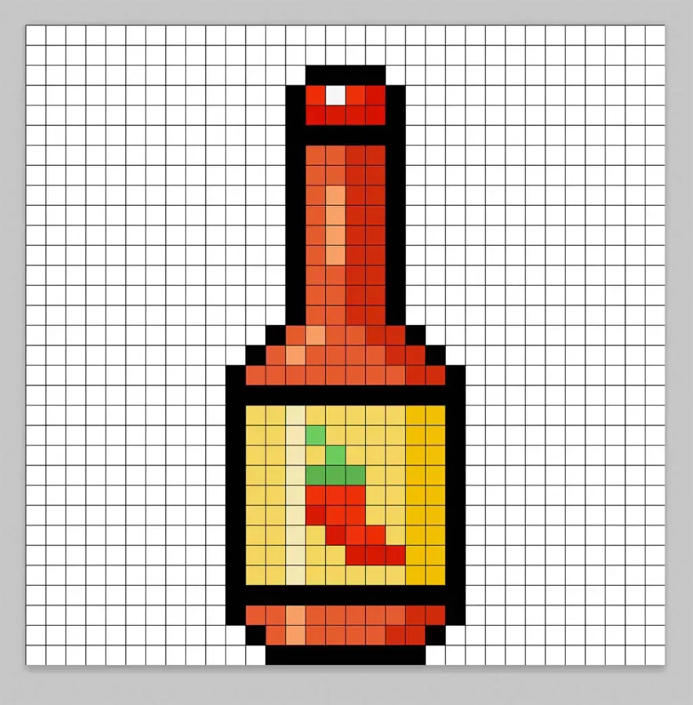 Adding highlights to the 8 bit pixel hot sauce
