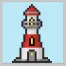 Pixel Art Lighthouse