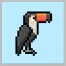 Pixel Art Toucan