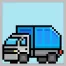 Pixel Art Trash Truck