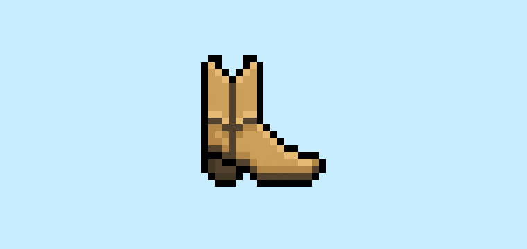 How to Make a Pixel Art Boot for Beginners
