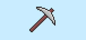 How to Make a Pixel Art Pickaxe - Mega Voxels