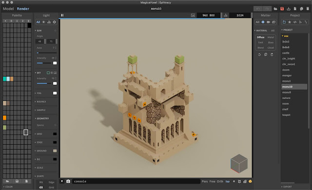 MagicaVoxel Render Engine